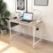 Panana Computer Desk Home Office Writing Study Desk, Modern Simple Style PC Table (Beige, 80 x 50 x 75 cm)