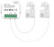 pour Tuya Smart Energy Meter WiFi Smart Life Moniteur de Puissance 1 Voie 2 Voies avec transformateur CT 80 A (2 CT)