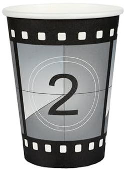 Santex mariage Lot de 10 Gobelets The Cinema pellicule 27cl