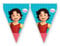BeenSmile, Banner Heidi, Wimpelkette für Kinder, Dekoration für Kindergeburtstag, Partyartikel, Feier und Jubiläum, 1 Stück, 3 m
