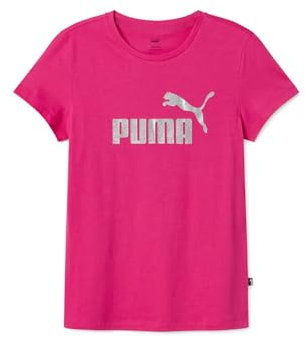 PUMA Camiseta de mujer Ess Small Logo Tee 682100 (fucsia, S), fucsia