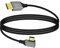 RIIEYOCA Câble Mini HDMI vers HDMI 2.1 8K@60Hz 48Gbps, coude à 90 degrés vers la gauche et la droite, compatible avec les ordinateurs portables, caméscopes, etc. (vers la droite, 1M)