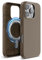elago Cover Magnetica in Pelle Sintetica Compatibile con iPhone 16 Pro Cover, Compatibile con tutti gli accessori MagSafe, Magneti Integrati, Pelle Sintetica, Resistente all’Acqua (Taupe)