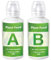 Hydroponic Liquid Plant Food A & B Nutrients, 100ml Hydroponic System Accessory for Indoor Plants, Gardens, and Flowering Plants