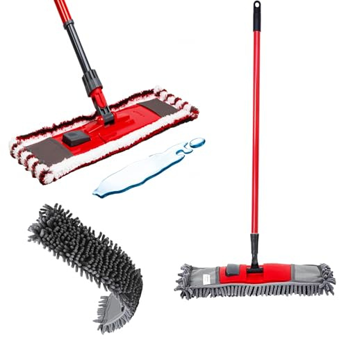 Hard Floor Microfibre & Noodle Head Mops For Cleaning Wet Or Dry Surfaces | Kitchens & Wooden Floors