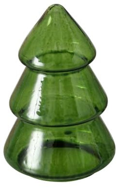 Boltze Home Weihnachtsbaum TOVLA, aus transparentem Glas, 9,5 cm, Muster:Model 2