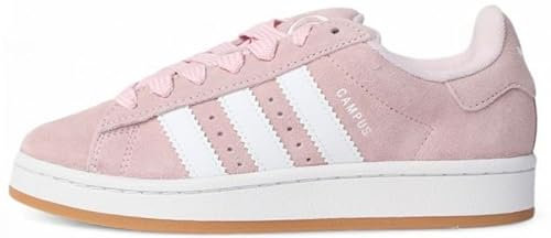 adidas Chaussures unisexes Campus 00s - Style de vie, athlétisme et baskets, Rose/blanc, 4 Big Kid