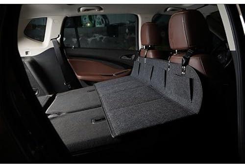 BXQDAM Auto-Rücksitz-Klappbett,Auto-Rücksitz-Erweiterung,Auto-Rücksitz-Zubehör,für VW Caddy Maxi,B-Twin Extension Plate Black