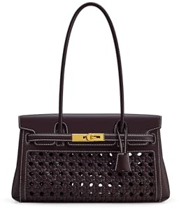 JW PEI Damen Yara Schultertasche - Dunkelrot