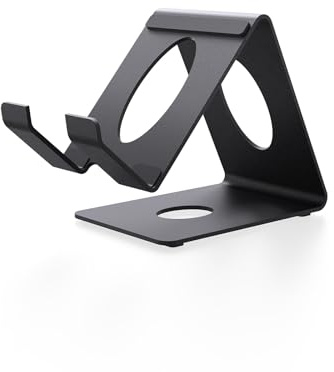 JYGamhanbil Supporto da Scrivania per Console Portatile da Gioco Handheld | Base Staffa da Scrivania in Metallo per ROG Xbox Ally X/ROG Xbox Ally/PS Portal/Steam Deck/MSI Claw/Switch 2/Legion Go,Nero
