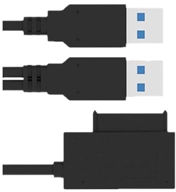 fztonk Hard disk esterno 13Pin USB 2.0 Tipo C Cavo Adattatore 7+6Pin Connettore Trasmissione Dati per Laptop Notebook Hard Converter