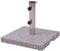 vidaXL Base de Sombrilla Cuadrada Granito Gris 40 cm 20 kg Soporte de Parasol