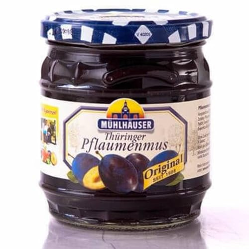 Mühlhäuser Pflaumenmus pastös, 8er Pack (8 x 450 g)