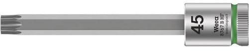 Wera 05003071001 8767 B HF TORX Zyklop Bitnuss mit Haltefunktion, TX 45 x 100.5 mm