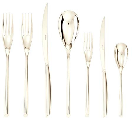 SAMBONET - Servizio 36 Pz Monoblocco Bamboo Pvd Champagne