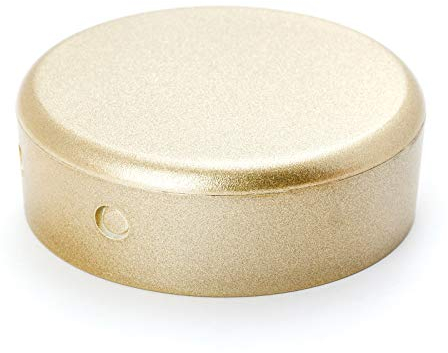 ORION LIGHTSTYLE Verteilerdose PVC Baldachin Deckendose Rosette Abzweigdose Abdeckung, gold, 1 Stück, rund, 70mm