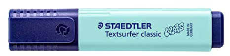 STAEDTLER 364 C-505 Textsurfer classic 364 Pastell Textmarker (hohe Qualität Made in Germany, mit großem Tintenspeicher für extra lange Markierleistung) 10er-Schachtel mint