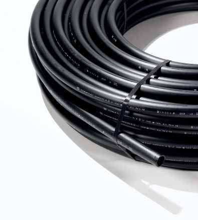 Naturii Tubo Irrigazione 200 Metri, Diametro 20 mm, Massima Pressione 6 Bar, Nero