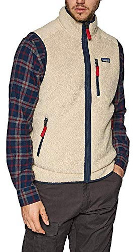 Patagonia M's Retro Pile Vest Gilet Sportivo, El cap Khaki, L Uomo