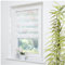 ourdeco® Doppel-Rollo, Duo Rollo Klemmfix / 80 x 150 cm mit Druckmotiv Blume/lichtdurchlässig, Blickdicht/Klemmen, Montage ohne zu Bohren, Smartfix, Klemmfix, Easy-to-fix