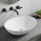 BELOFAY Modern Gloss White Ceramic Countertop Basin for Vanity Cabinet | Small Bathroom Wash Sink | 135x405x330mm (HxWxD)