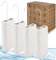 Luftbefeuchter für Heizung 4er Set inkl. Haken - 400ml - Keramik Wasserverdunster - beige matt - Wasserverdunster Verdampfer Verdunster Heizkörper Luftreiniger - Neutral