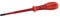 C.K Dextro VDE Slim Modulo Electrical Screwdriver MOD1 x 100mm, PZ/SL Plusminus Thin, Electricians Insulated Terminal MCB Screwdrivers, Precision Grip Tip, Fuse Board Screw Driver, Hand Tools T49245-1