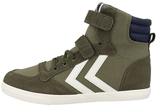Hummel Unisex Kinder Slimmer Stadil High Jr Sneaker, Capulet Olive, 26 EU