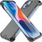 REBEL Phone iPhone 14 Hülle [Flex-Serie] Freiliegende Seiten für Komfort, Aramid-Faser, schützende stoßfeste Ecken, verbesserte rahmenlose Hülle für iPhone 14 6.1 2022 (Flex Black)