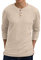 Sailwind Mens Long Sleeve T Shirt Henley Waffle Tops for Men Casual Sweatshirts(Khaki, XL)