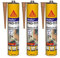 SIKA Lot de 3 mastics colles Sikaflex Pro 11 FC Purform - Beige - 300ml