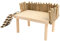 Hamster Guinea Pig Toys, Niteangel Hamster House Climbing Ladder, Wooden Bridge Door Fence Hamster Chew Toys, Hamster Rat Gerbil Mice Cage Accessories Platform with Ladder (Universal Type)