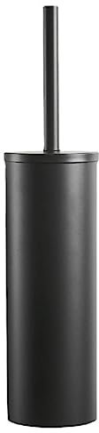 Toilet Brushes & Holders,Black Toilet Brush,Black Bathroom Accessories,Space Saving,Sturdy,Stainless Steel Bathroom Deep Cleaning Scrub