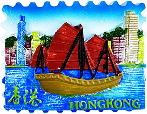 Hong Kong China Fridge Magnet Refrigerator Magnet Decoration Magnet Sticker Souvenir Resin Crafts