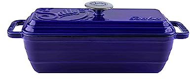 Sallys Gusseisen Brot- Backform Baba (Royal Blue Majolika)