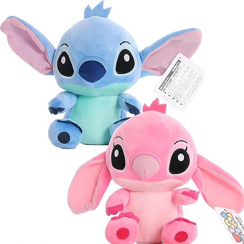 Glurak Stich Kuscheltier Lilo Plüschtier Plüschpuppe -2 Stück Stofftier Plüsch 20cm Gefüllte Puppe Kinder Geburtstagsgeschenke Schlafzimmer Dekoration Ornament