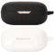 Akancy Compatible with JBL Wave Flex Custodia per cuffie, [Supporta la ricarica Wireless] [Custodia protettiva antiurto] Custodia protettiva in Silicone protettiva per cuffie (Black White)