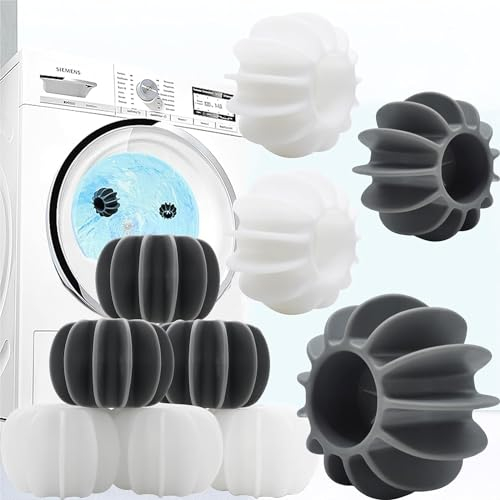 Trockner Ball,10 Stk Trocknerbälle für Wäschetrockner Trocknen Ball,Wiederverwendbare Waschball,Dryer Balls,Waschball Waschkugel Trocknerkugeln für waschmaschine,Waschbälle für Daunenjacken