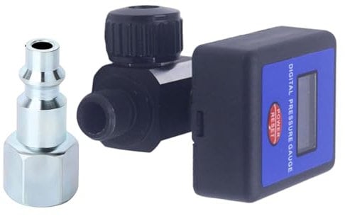 PneumaticAir Regulator Control Valves Digital Pressure Gauge Regulating 1/4in For Spray Guns Air Pressure Regulator Digital Pressure Gauge 1/4npt