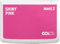 COLOP Stempelkissen MAKE 2 shiny pink 70 x 110 mm, Kissen für traditionelle Handstempel und Kreativstempel