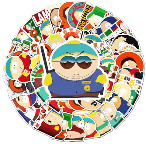 50PCS Anime Vinyl Sticker Set,Cartoon Animation Aufkleber für Laptop Kinder Autos Motorrad Fahrrad Skateboard, Coole Klassische Wasserdichte Cartoon-Aufkleber, für Kinder Teens Erwachsene