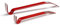Hultafors 827015 - Juego de palancas (2 piezas, 190 mm y 380 mm)