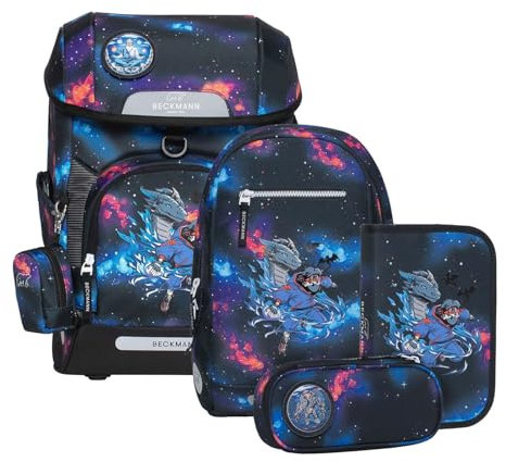 Beckmann Plus Air Schoolbag Set 6-teilig 22L Ninja Elements
