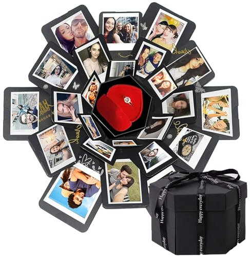 DIY Geschenkbox, Surprise Box, Explosionsbox Geburtstag, Überraschungsbox, DIY Geschenk Scrapbook und Foto, Explosionsbox Hochzeit, Explosionsbox Bastelset, Geburtstag, Jubiläum,Hochzeitsgeschenk