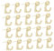 ETHZZLE Metal Push Pin Hooks 20pcs Cork Pin Board Key Hooks Notice Board Key Hook Wall Push Pin Hooks Wall Thumb Tacks