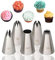 5 Pack Piping Nozzle, 304 Stainless Steel Piping Tips Large Piping Nozzles Cake Piping Kit for Cupcake Cookie Cake Decorating