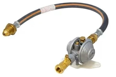 Tezla Cavagna LPG Single Cylinder Gas Regulator Kit with O.P.S.O(Over Pressure Shut Off) - UK POL