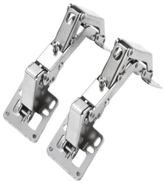 Scharniere 175-Grad-Scharniere Frontrahmen-Schränke Hydraulisch verstellbare Scharniere mit sanft schließendem Dämpfer Scharniere ohne Loch erforderlich