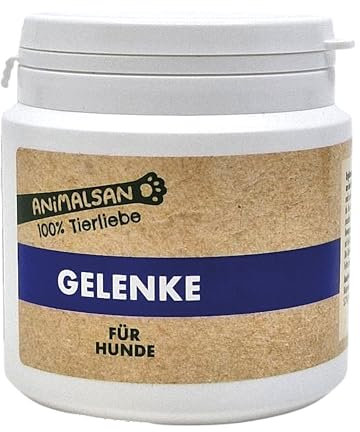 Animalsan Gelenke – Gelenktabletten für Hunde – mit Grünlippmuschel, Glucosamin, MSM, Teufelskralle & Ingwer –Zur Unterstützung von Beweglichkeit, Gelenken & Knorpeln - 50 Tabletten
