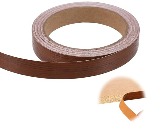 Edging Tape, 18mm X 10m Edging Strip, Worktop Edging, Self-Adhesive PVC Wood Grain Tape, Suitable for Wardrobes, Cabinets, Desks and Other Furniture Repair, DIY Edge